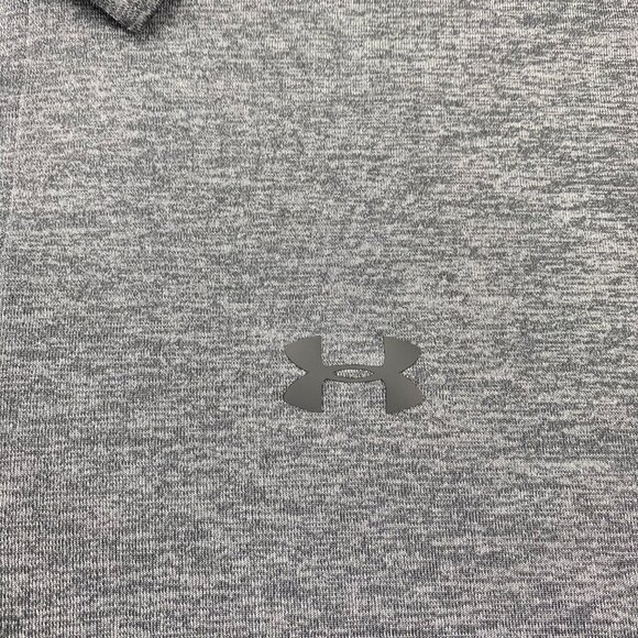 UNDER ARMOUR Golf Shirt Gray Men Extra Large XL The Playoff Polo Loose Outdoor - Picture 2 of 11